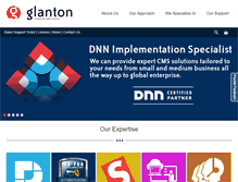 Tablet Screenshot of glanton.com
